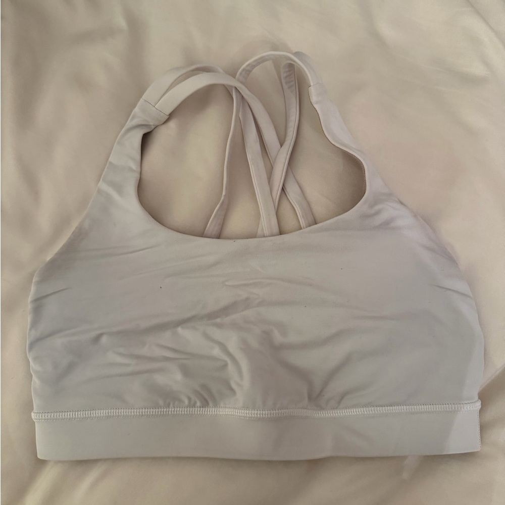 Lululemon White Sports Bra